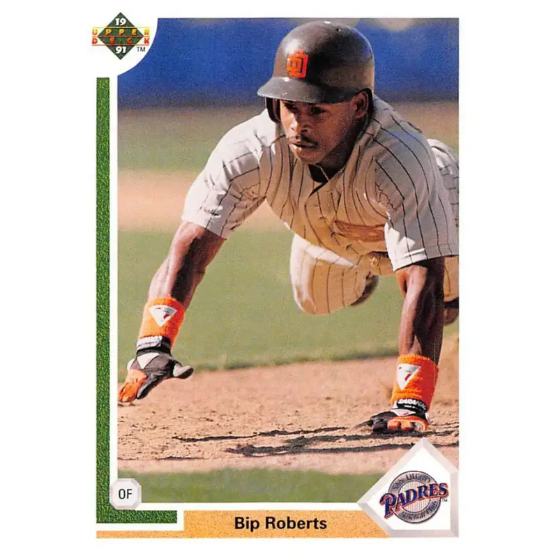 1991 Upper Deck #271 Bip Roberts EX Excellent San Diego Padres Baseball Card - Baseball Card Single
