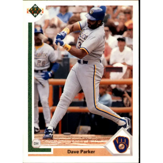 1991 Upper Deck #274 Dave Parker NM-MT Milwaukee Brewers Baseball Card - Baseball Card Single