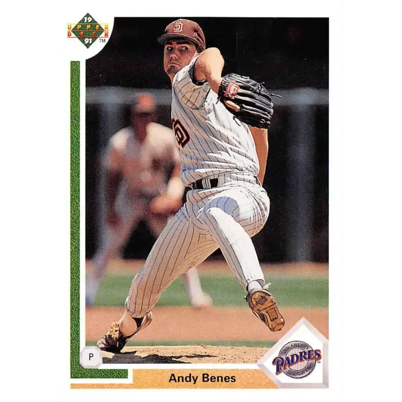 1991 Upper Deck #275 Andy Benes EX Excellent San Diego Padres Baseball Card - Baseball Card Single
