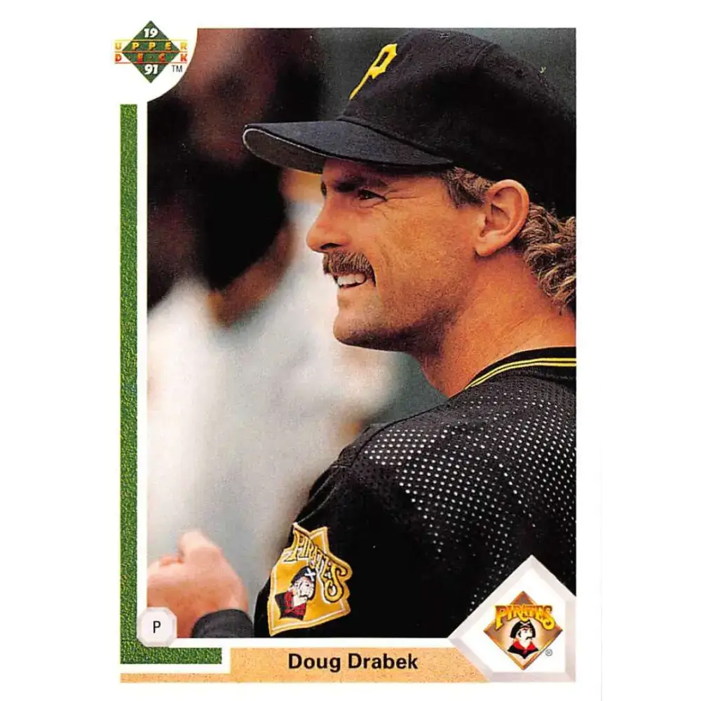 1991 Upper Deck #278 Doug Drabek NM-MT Pittsburgh Pirates Baseball Card - Baseball Card Single