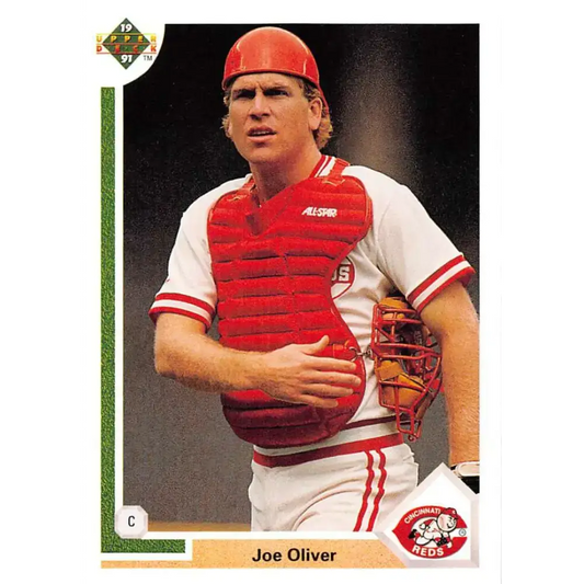 1991 Upper Deck #279 Joe Oliver NM-MT Cincinnati Reds Baseball Card - Baseball Card Single