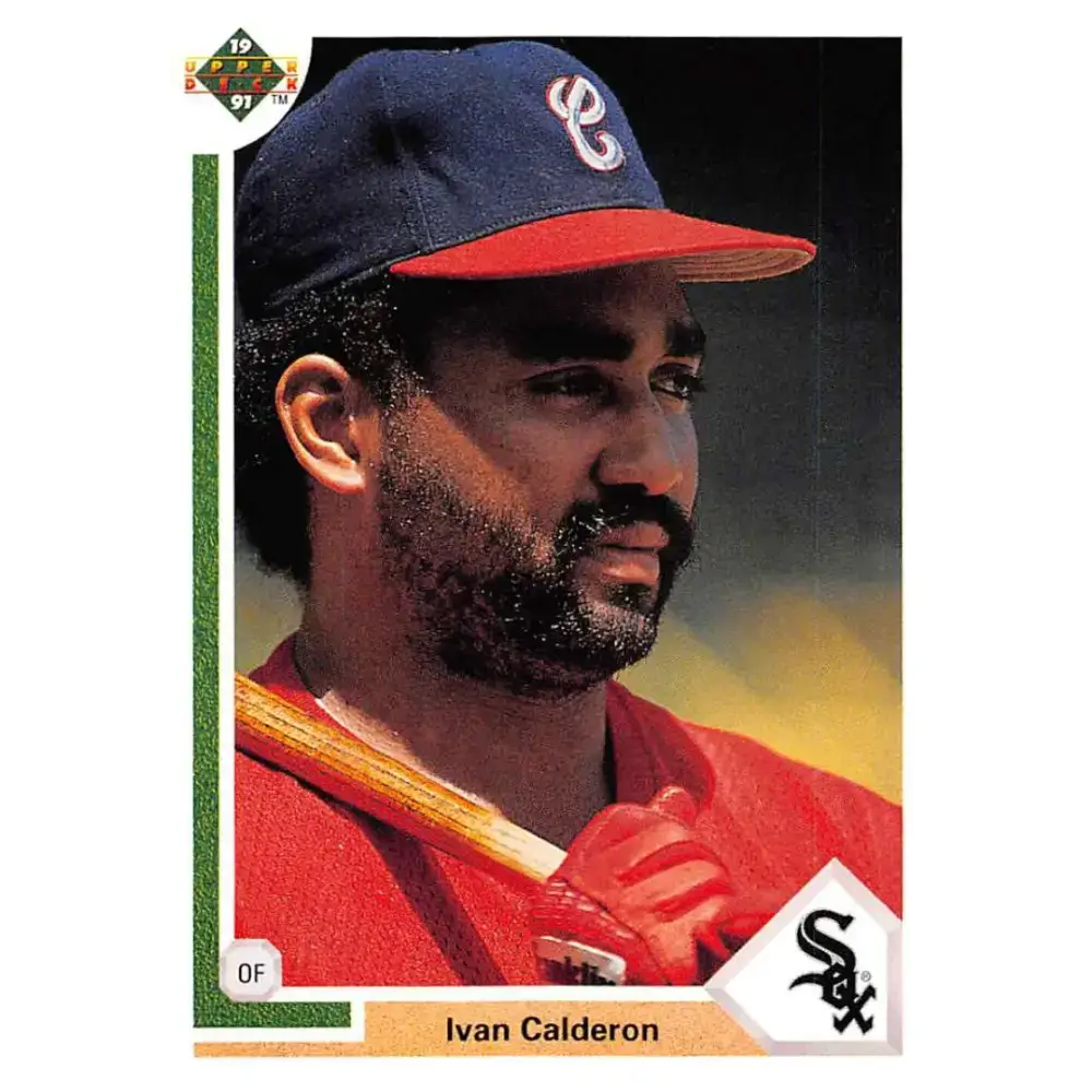 1991 Upper Deck #285 Ivan Calderon EX Excellent Chicago White Sox Baseball Card - Baseball Card Single