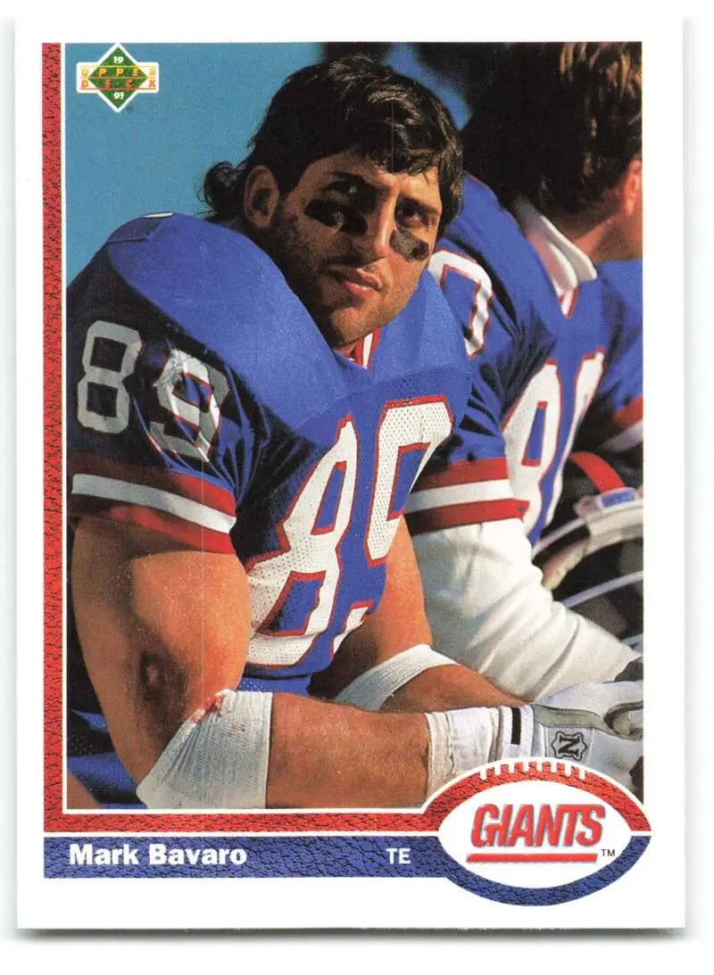 1991 Upper Deck #286 Mark Bavaro NM-MT New York Giants Football Card - Football Card Single