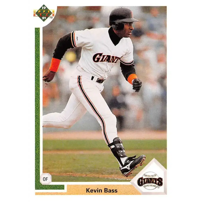 1991 Upper Deck #287 Kevin Bass EX Excellent San Francisco Giants Baseball Card - Baseball Card Single