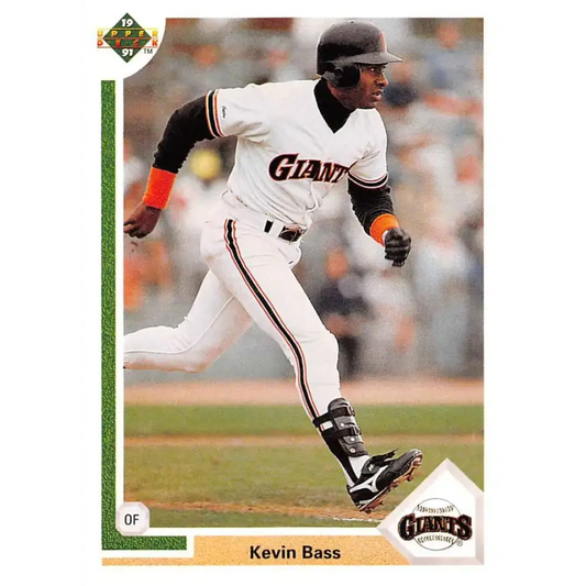 1991 Upper Deck #287 Kevin Bass NM-MT San Francisco Giants Baseball Card - Baseball Card Single