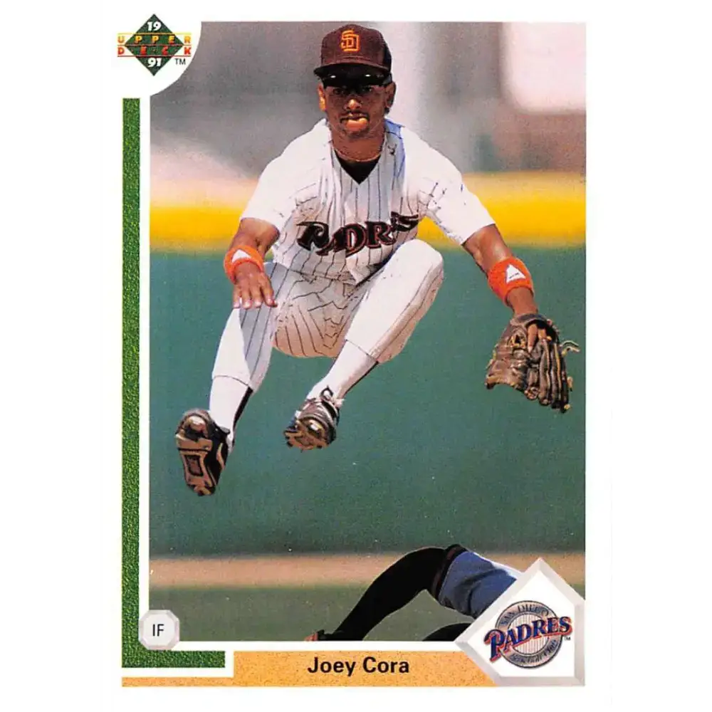 1991 Upper Deck #291 Joey Cora NM-MT San Diego Padres Baseball Card - Baseball Card Single