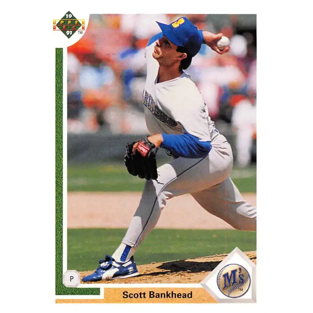 1991 Upper Deck #294 Scott Bankhead EX Excellent Seattle Mariners Baseball Card - Baseball Card Single