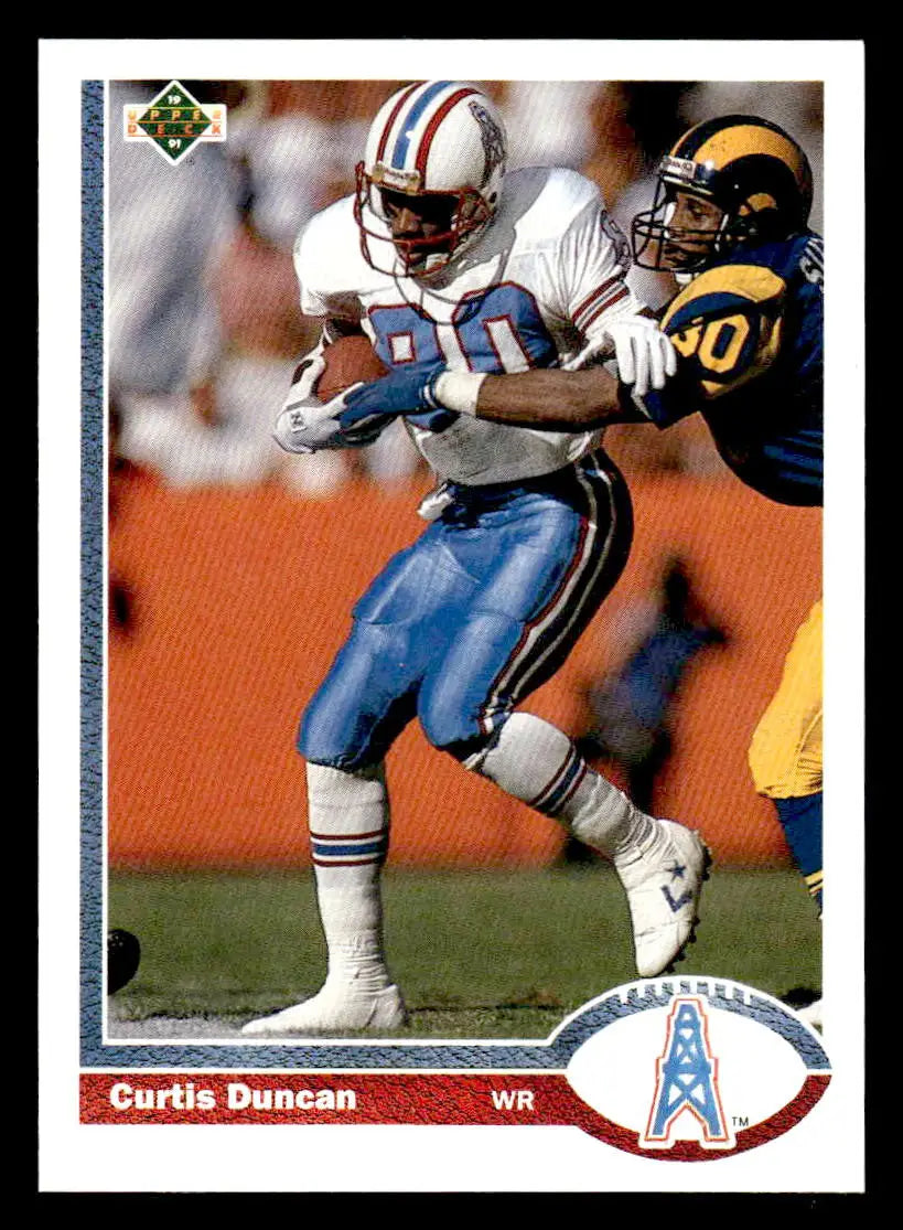 1991 Upper Deck #299 Curtis Duncan - Football Card Single