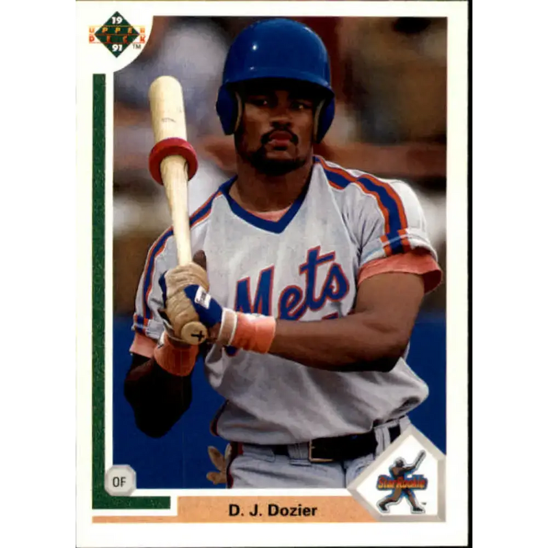 1991 Upper Deck #3 D.J. Dozier EX Excellent New York Mets Baseball Card - Baseball Card Single