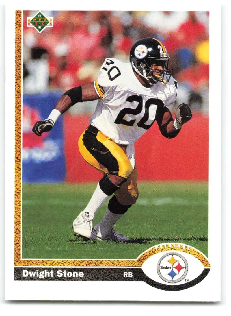 1991 Upper Deck #304 Dwight Stone NM-MT Pittsburgh Steelers Football Card - Football Card Single