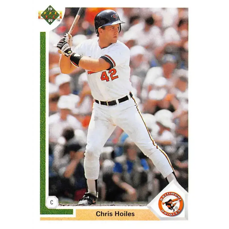 1991 Upper Deck #306 Chris Hoiles NM-MT Baltimore Orioles Baseball Card - Baseball Card Single