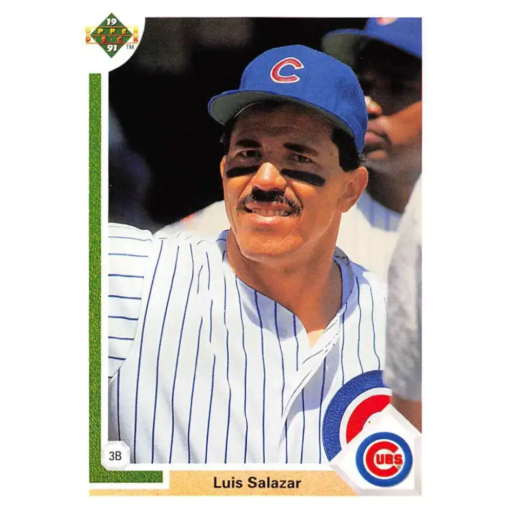 1991 Upper Deck #311 Luis Salazar EX Excellent Chicago Cubs Baseball Card - Baseball Card Single