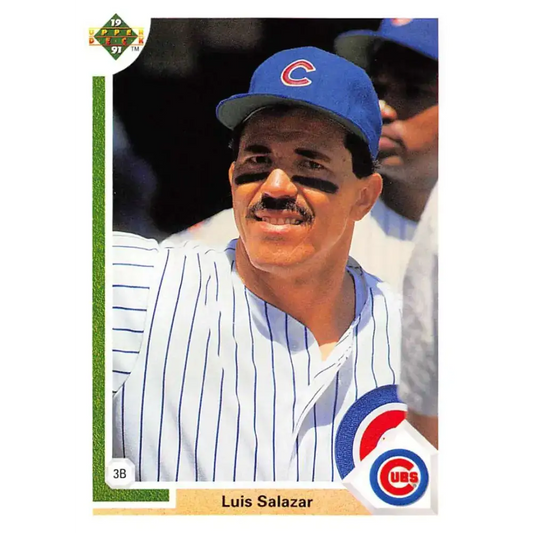 1991 Upper Deck #311 Luis Salazar EX Excellent Chicago Cubs Baseball Card