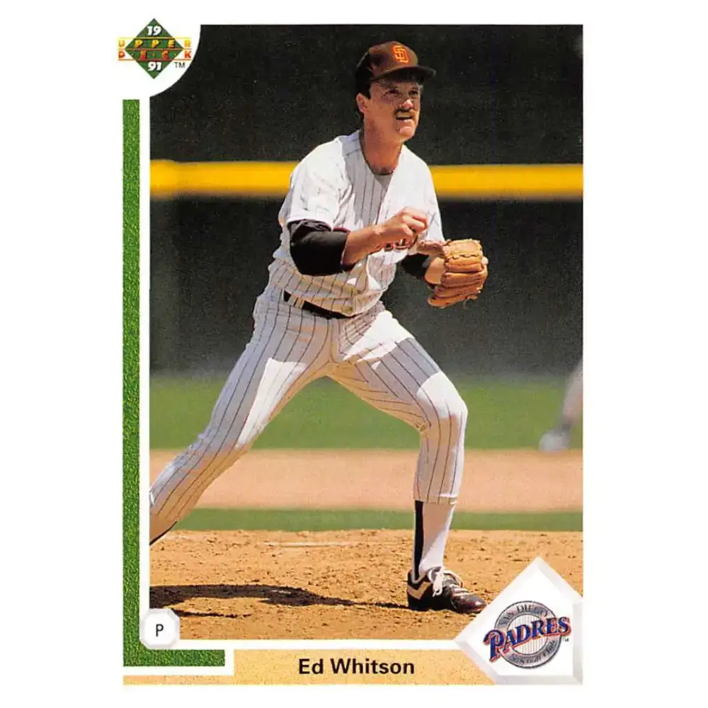 1991 Upper Deck #312 Ed Whitson EX Excellent San Diego Padres Baseball Card