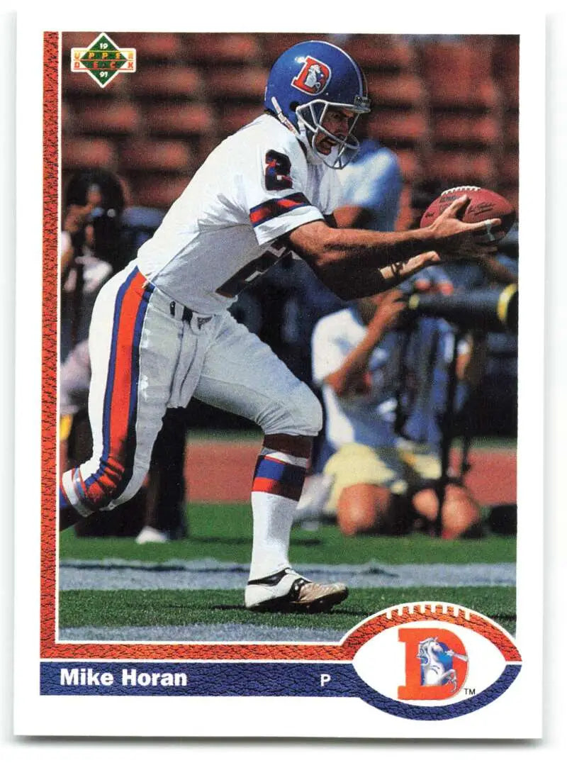 1991 Upper Deck #313 Mike Horan NM-MT Denver Broncos Football Card - Football Card Single