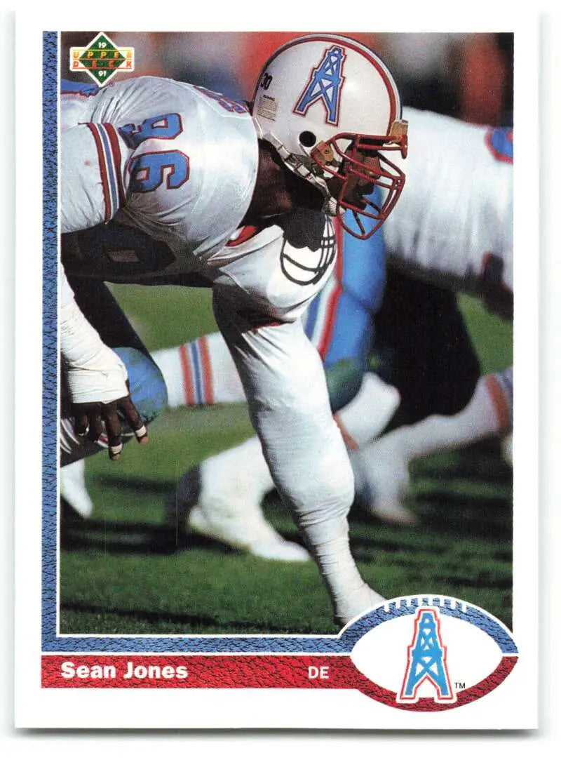 1991 Upper Deck #314 Sean Jones NM-MT Houston Oilers Football Card - Football Card Single