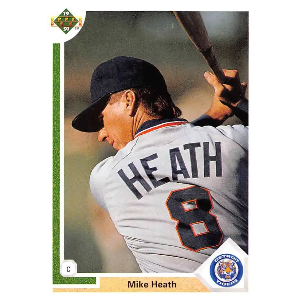1991 Upper Deck #318 Mike Heath NM-MT Detroit Tigers Baseball Card - Baseball Card Single