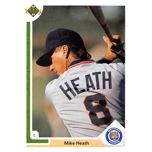 1991 Upper Deck #318 Mike Heath NM-MT Detroit Tigers Baseball Card - Baseball Card Single