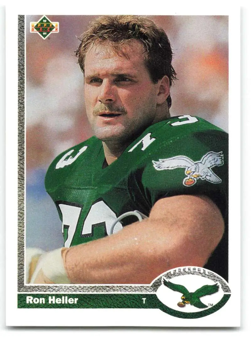 1991 Upper Deck #319 Ron Heller NM-MT Philadelphia Eagles Football Card - Football Card Single