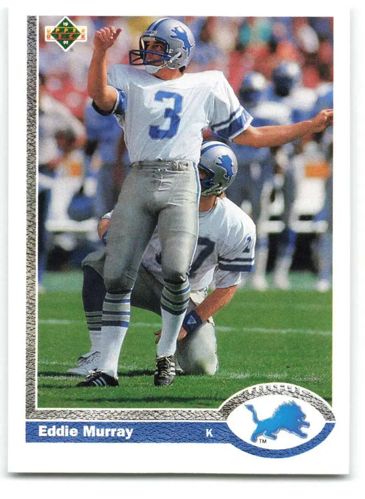 1991 Upper Deck #321 Eddie Murray NM-MT Detroit Lions Football Card - Football Card Single