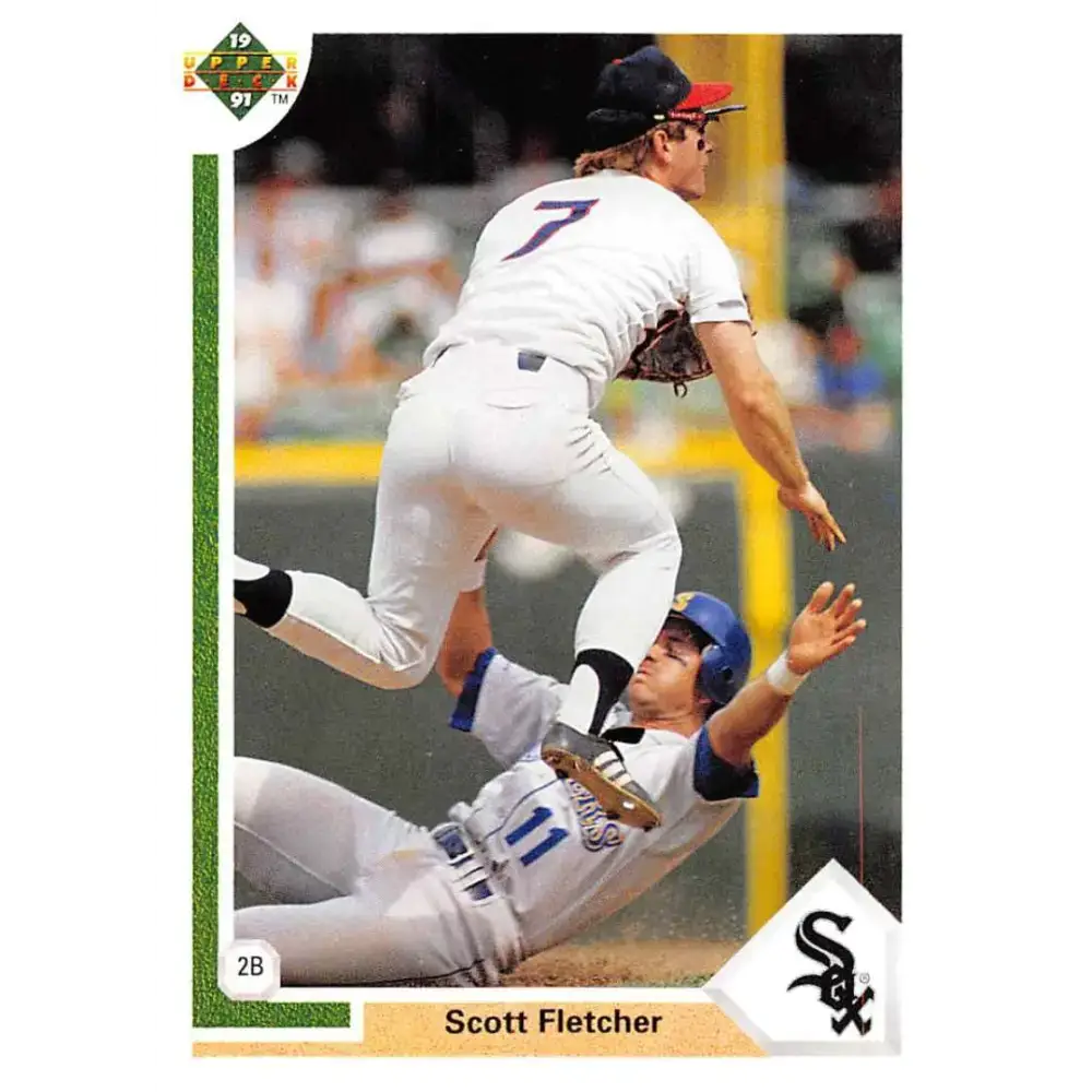 1991 Upper Deck #321 Scott Fletcher EX Excellent Chicago White Sox Baseball Card