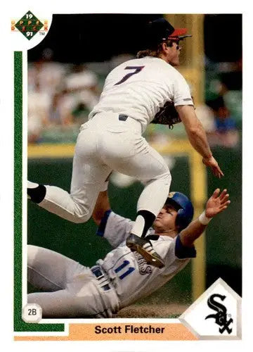 1991 Upper Deck #321 Scott Fletcher ID:45667 - Baseball Card Single