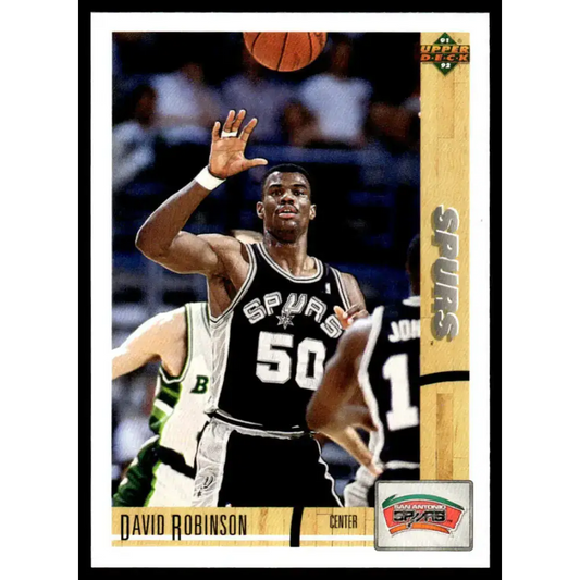 1991 Upper Deck #324 David Robinson NM/MT San Antonio Spurs Basketball Card - Basketball Card Single