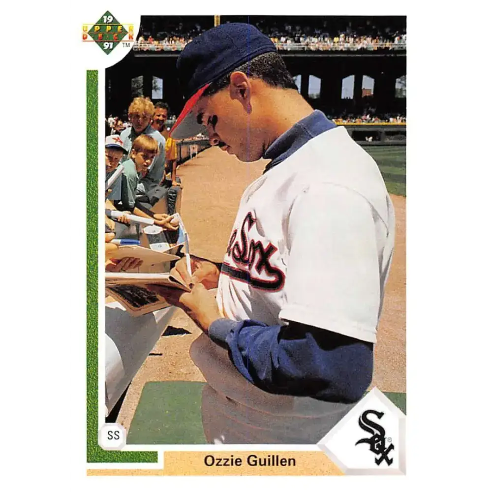 1991 Upper Deck #325 Ozzie Guillen EX Excellent Chicago White Sox Baseball Card - Baseball Card Single