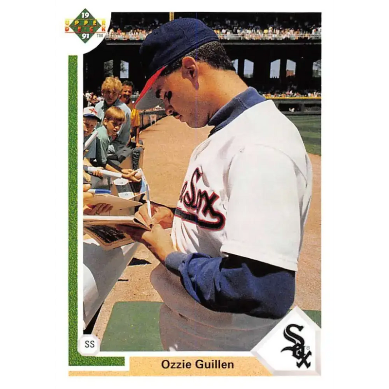 1991 Upper Deck #325 Ozzie Guillen NM-MT Chicago White Sox Baseball Card - Baseball Card Single