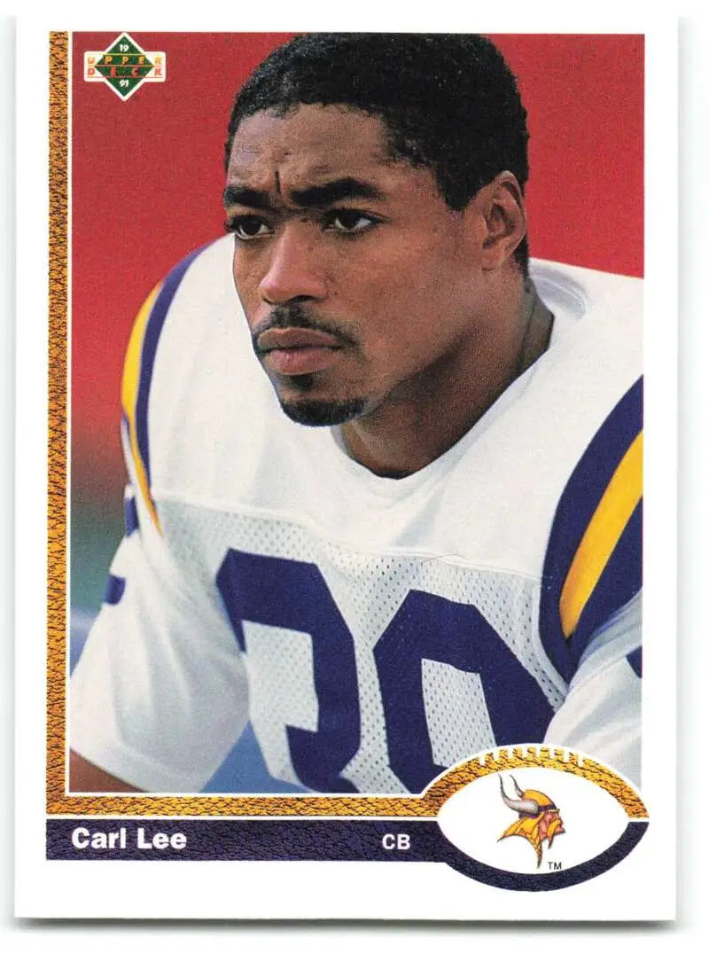 1991 Upper Deck #326 Carl Lee NM-MT Minnesota Vikings Football Card - Football Card Single