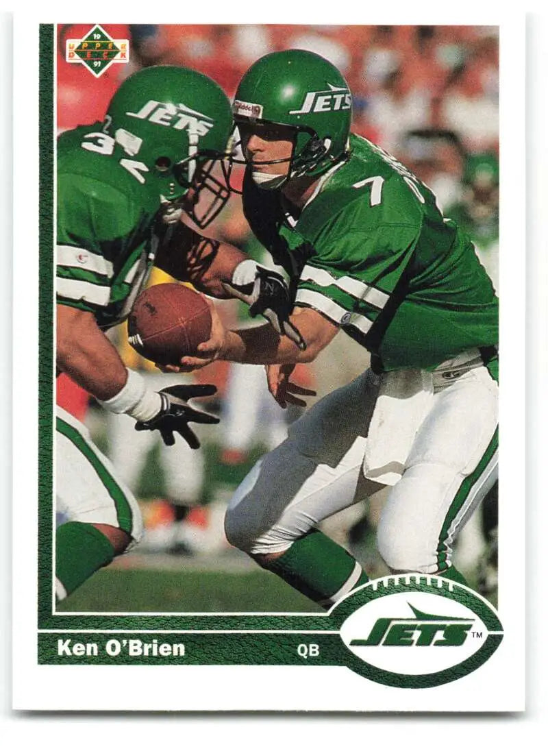 1991 Upper Deck #327 Ken O’Brien NM-MT New York Jets Football Card - Football Card Single