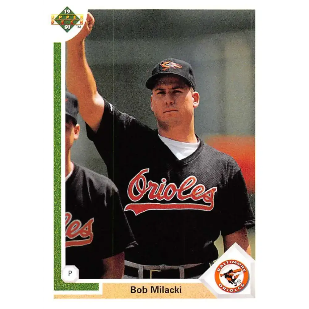 1991 Upper Deck #328 Bob Milacki NM-MT Baltimore Orioles Baseball Card - Baseball Card Single