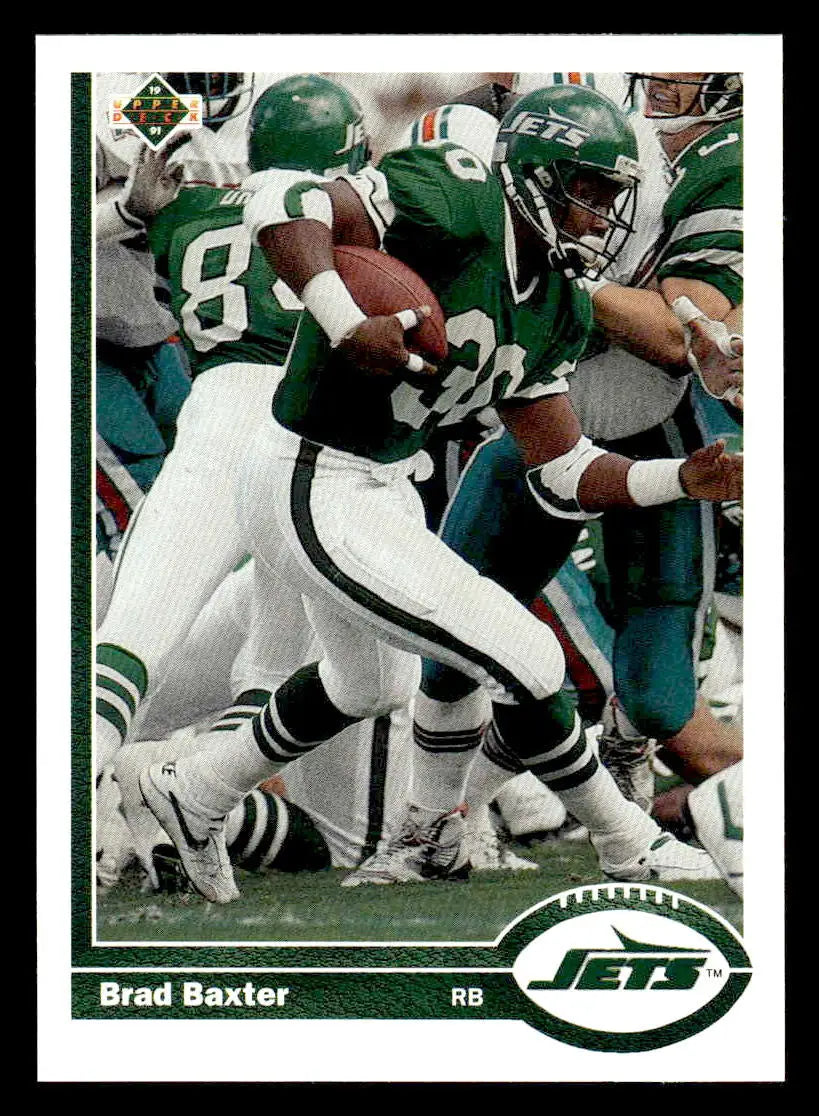 1991 Upper Deck #329 Brad Baxter - Football Card Single