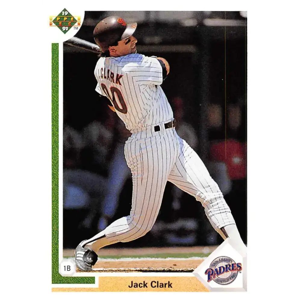 1991 Upper Deck #331 Jack Clark EX Excellent San Diego Padres Baseball Card - Baseball Card Single