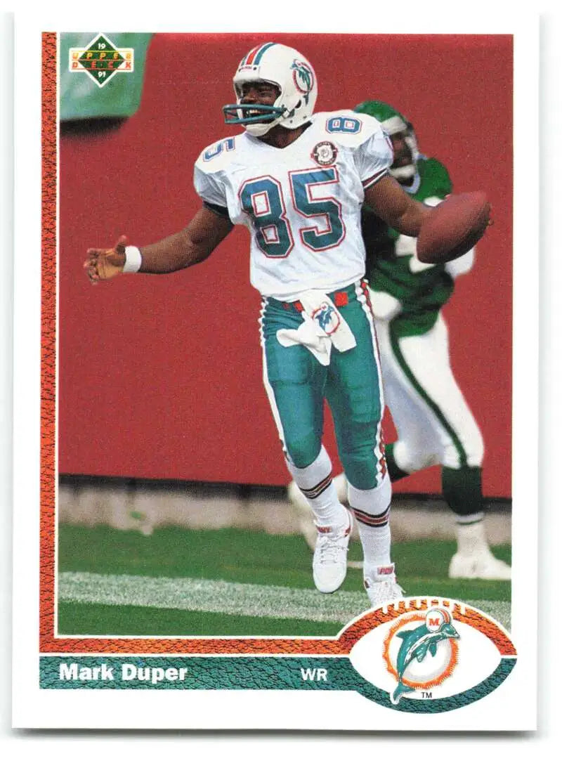 1991 Upper Deck #335 Mark Duper NM-MT Miami Dolphins Football Card - Football Card Single