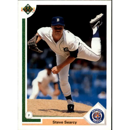 1991 Upper Deck #338 Steve Searcy NM-MT Detroit Tigers Baseball Card - Baseball Card Single