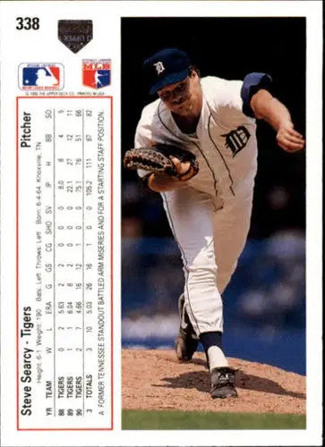 1991 Upper Deck #338 Steve Searcy NM-MT Tigers - Baseball Card Single