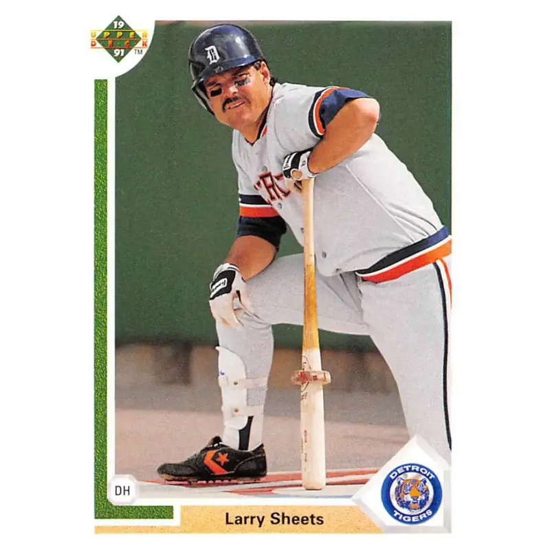 1991 Upper Deck #340 Larry Sheets NM-MT Detroit Tigers Baseball Card - Baseball Card Single