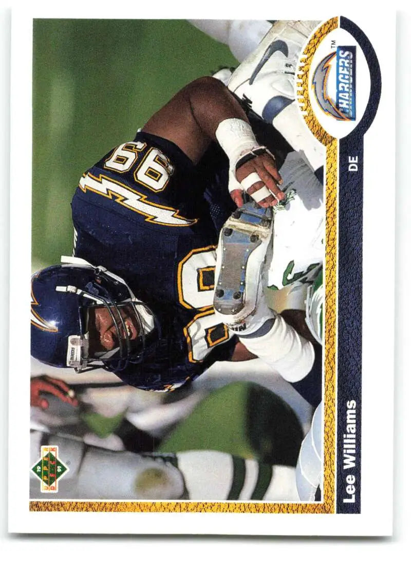 1991 Upper Deck #341 Lee Williams NM-MT San Diego Chargers Football Card - Football Card Single