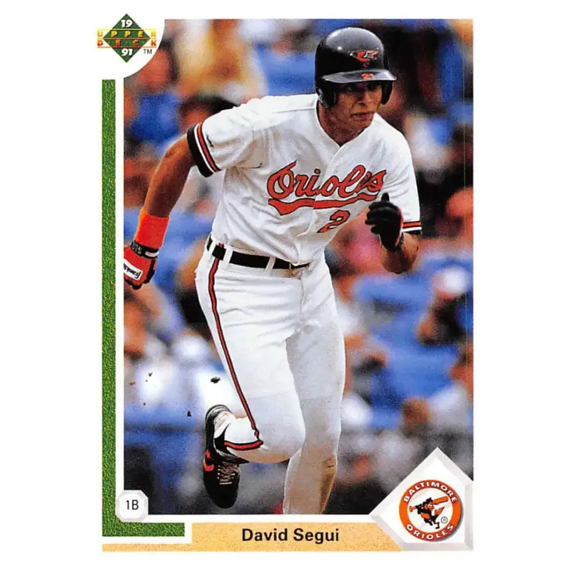 1991 Upper Deck #342 David Segui EX Excellent Baltimore Orioles Baseball Card - Baseball Card Single