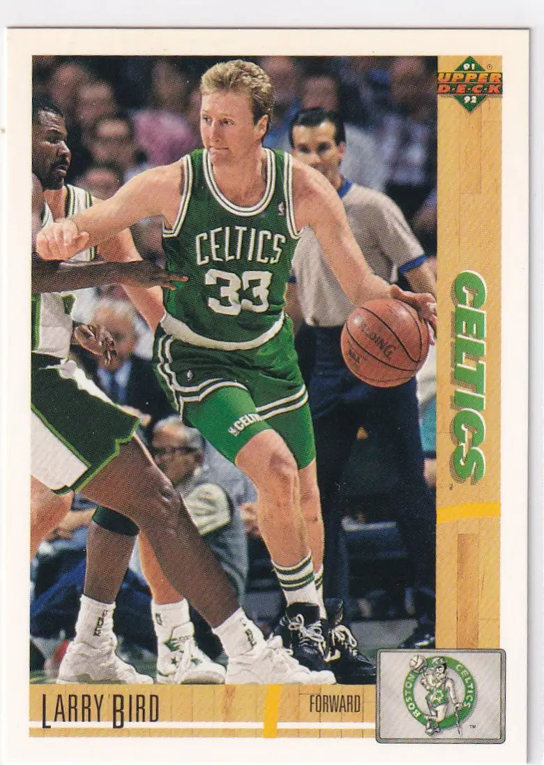 1991 UPPER DECK #344 LARRY BIRD- BOSTON CELTICS - Basketball Card Single