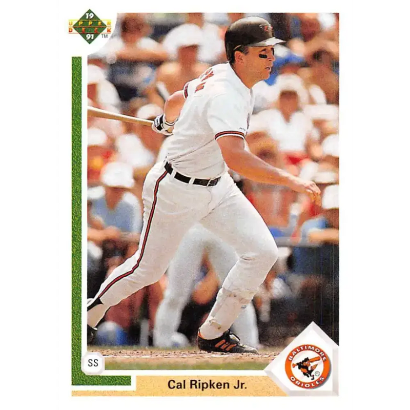 1991 Upper Deck #347 Cal Ripken Jr. EX Excellent Baltimore Orioles Baseball Card - Baseball Card Single