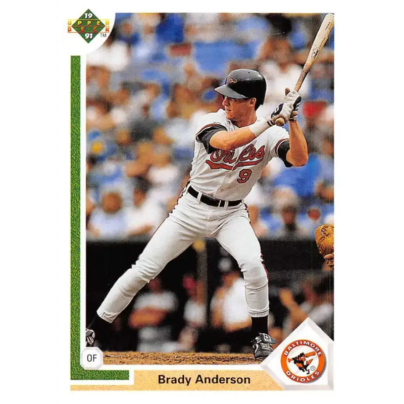 1991 Upper Deck #349 Brady Anderson NM-MT Baltimore Orioles Baseball Card - Baseball Card Single