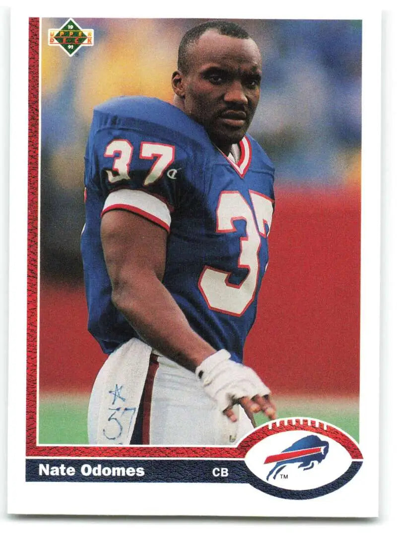 1991 Upper Deck #349 Nate Odomes NM-MT Buffalo Bills Football Card - Football Card Single