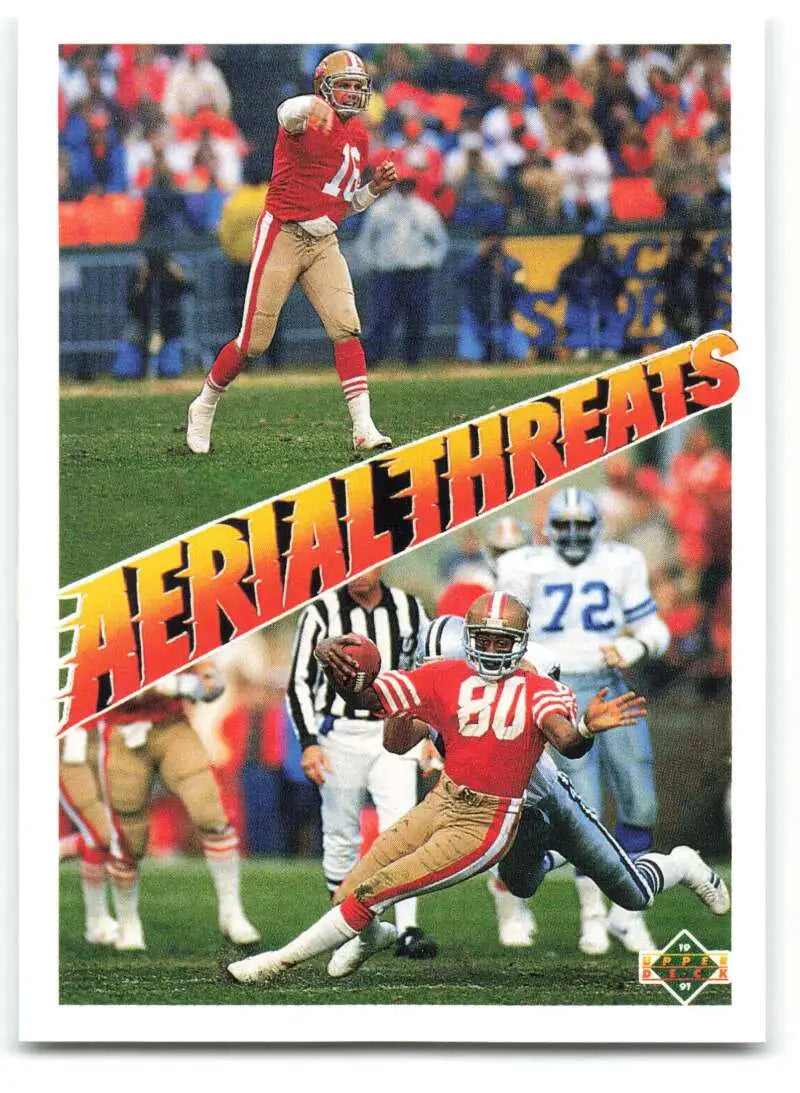 1991 Upper Deck #35 Joe Montana/Jerry Rice NM-MT San Francisco 49ers Football Card - Football Card Single