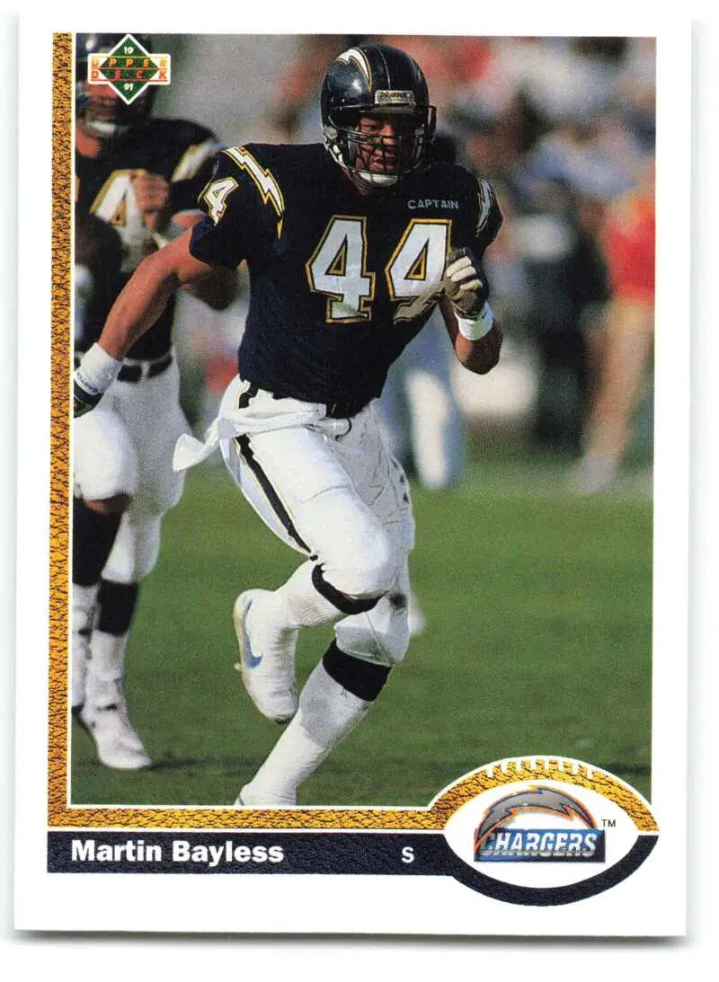 1991 Upper Deck #350 Martin Bayless NM-MT San Diego Chargers Football Card - Football Card Single
