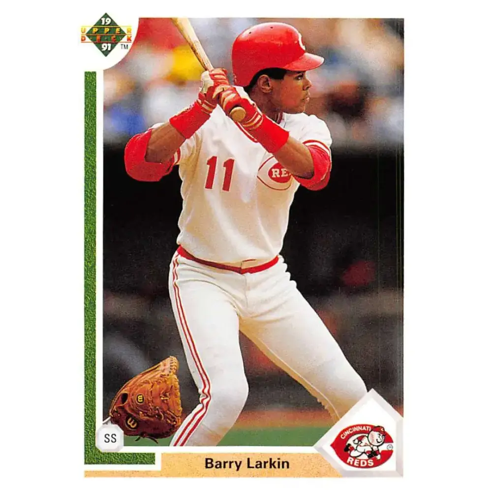 1991 Upper Deck #353 Barry Larkin EX Excellent Cincinnati Reds Baseball Card - Baseball Card Single