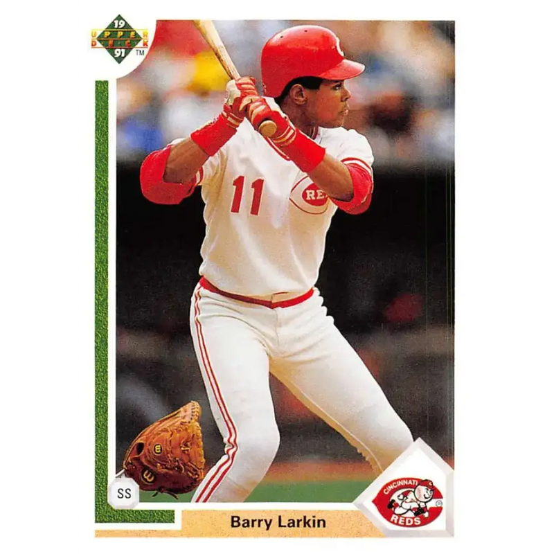 1991 Upper Deck #353 Barry Larkin EX Excellent Cincinnati Reds Baseball Card - Baseball Card Single