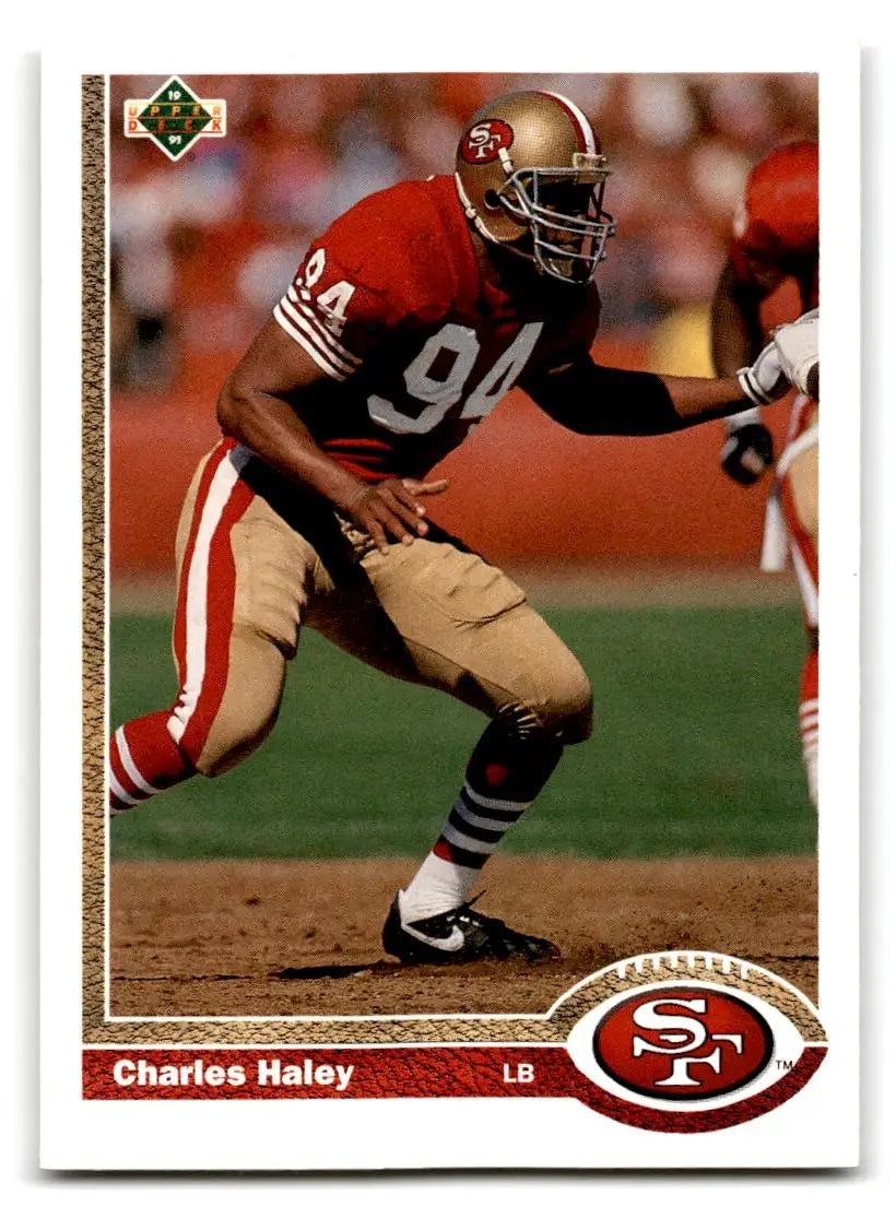 1991 Upper Deck #353 Charles Haley - Football Card Single