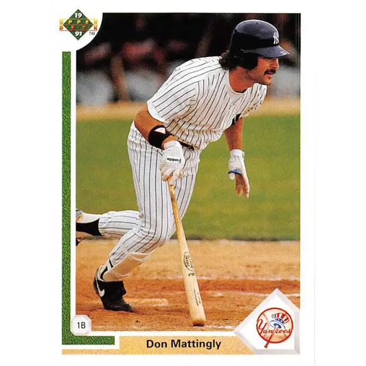 1991 Upper Deck #354 Don Mattingly EX Excellent New York Yankees Baseball Card - Baseball Card Single
